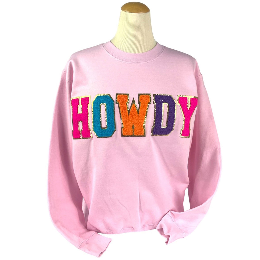 SW6723 Howdy Light Pink Sweatshirt Girlie Girl Wholesale
