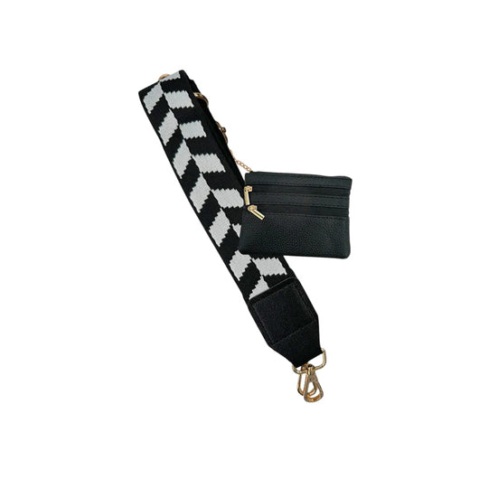 CG8844-21 Cell Phone Crossbody Black White
