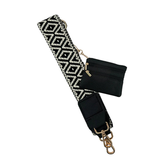 CG8844-16 Cell Phone Crossbody Black Tan