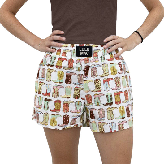 BXBT- BOOT BOXER SHORT WHITE