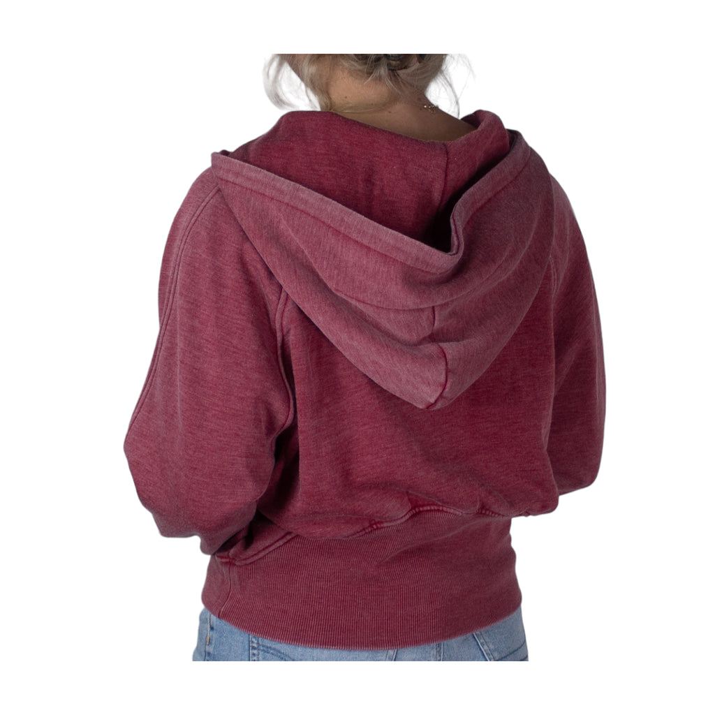 JOSIE WINE 1/4 ZIP PULLOVER