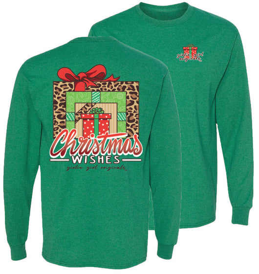 2444 Christmas Wishes LS - Retro Heather Green