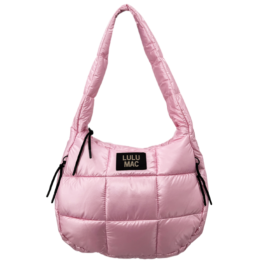 MP-8412 PUFFER METALLIC TOTE BAG - ROSE GOLD