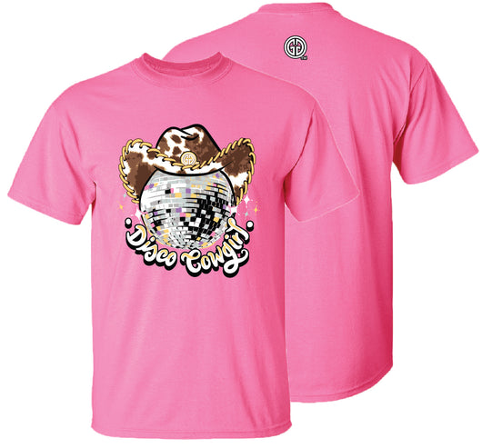2577 Disco Cowgirl SS-Safety Pink