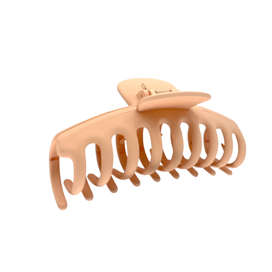 HCO-13S Oval Hair Clip-Beige 4S