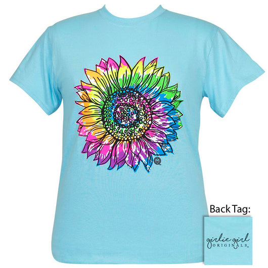 Tie Dye Sunflower Sky Blue SS-2305