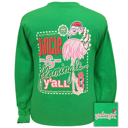 Jingle ~and Flamingle-Irish Green LS-2326