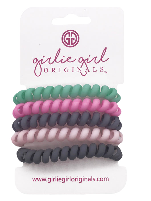 TC-22 Matte Telephone Cord Hair Ties