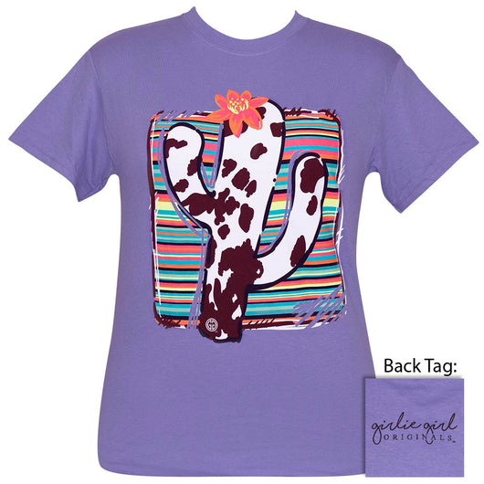 Serape Cow Cactus - Violet SS-2400