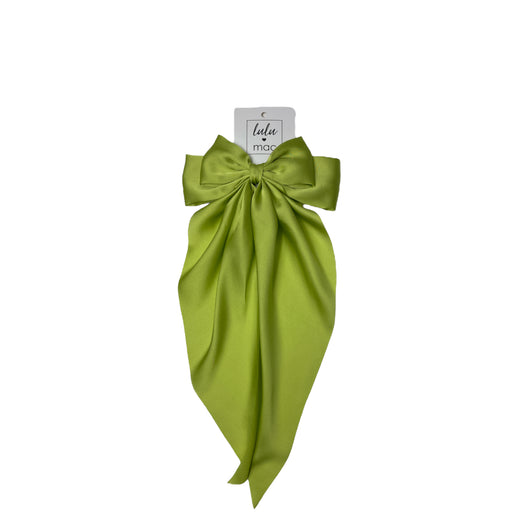 DDL-2270 Large Satin Bow Lime