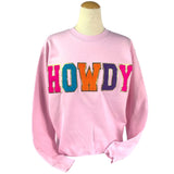 SW-6723 Howdy Light Pink Sweatshirt