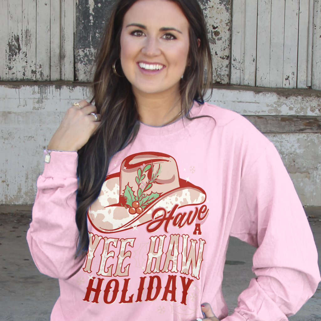 2774 Yee Haw Holiday-Light Pink