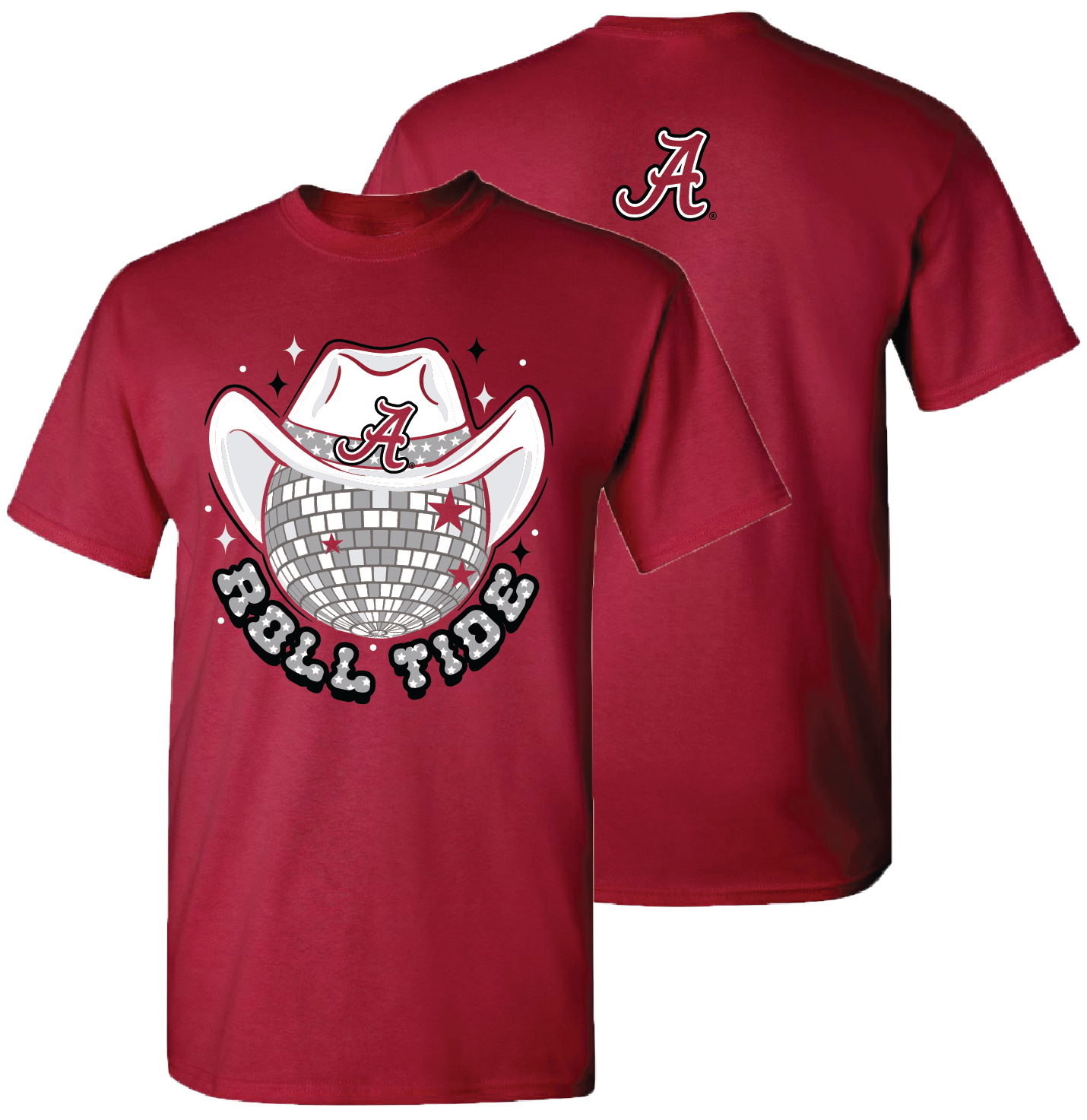 Alabama Crimon Tide Junior ized V Neck T hirt- On A Break-Crimon Alabama Crimon Tide Junior ized V Neck T hirt- On A Break-Crimon