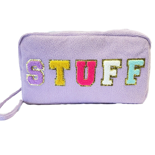 TC-1355 Terry Cloth Cosmetic Bag Stuff