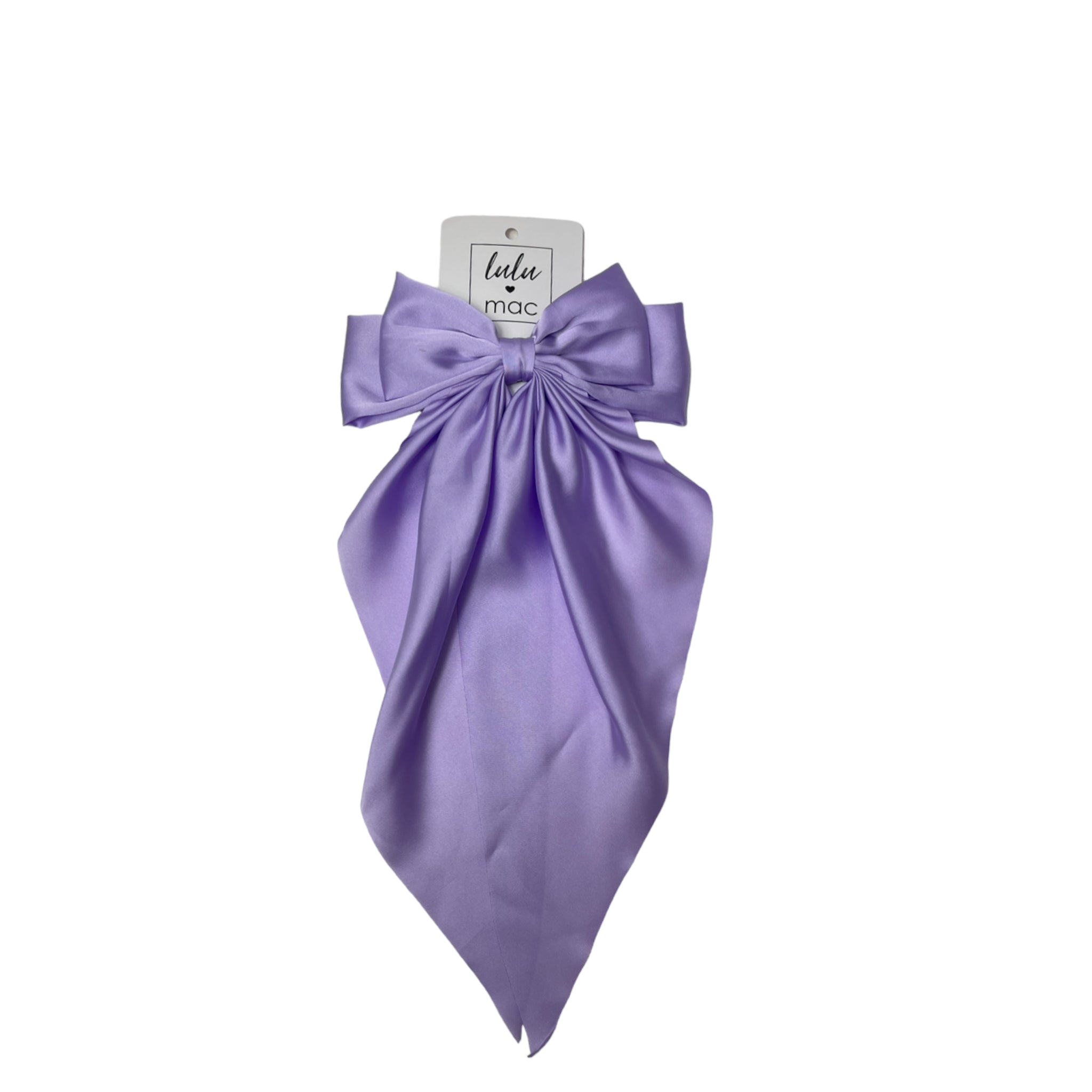 DDL-2270 Large Satin Bow Lavender