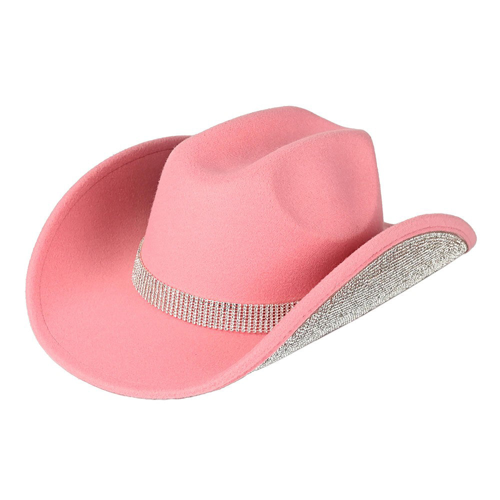 TCC-0073 Rose-Clear Cowgirl Hat