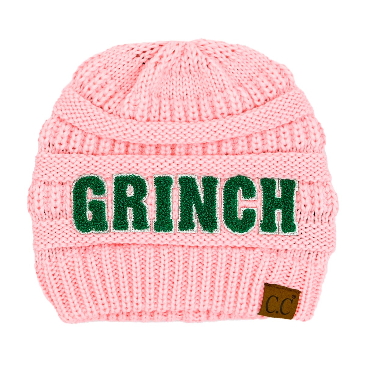 HTE-0035 Hat Pale Pink Grinch