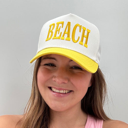LM-3014 BEACH CAP YELLOW