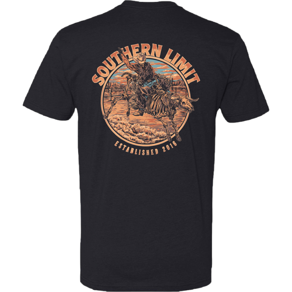 Southern Limit 124 Skull Bull Rider Black