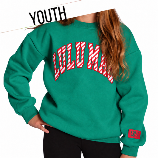 KD-SW-1026 Youth Candy Cane - Green