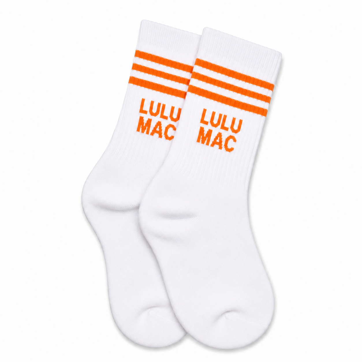 LM-SO-1001 Lulu Mac Socks Single Pair - ORANGE