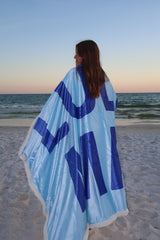 LM-BK LULU MAC BLANKET BLUE