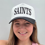 LM-3014 SAINTS CAP BLACK