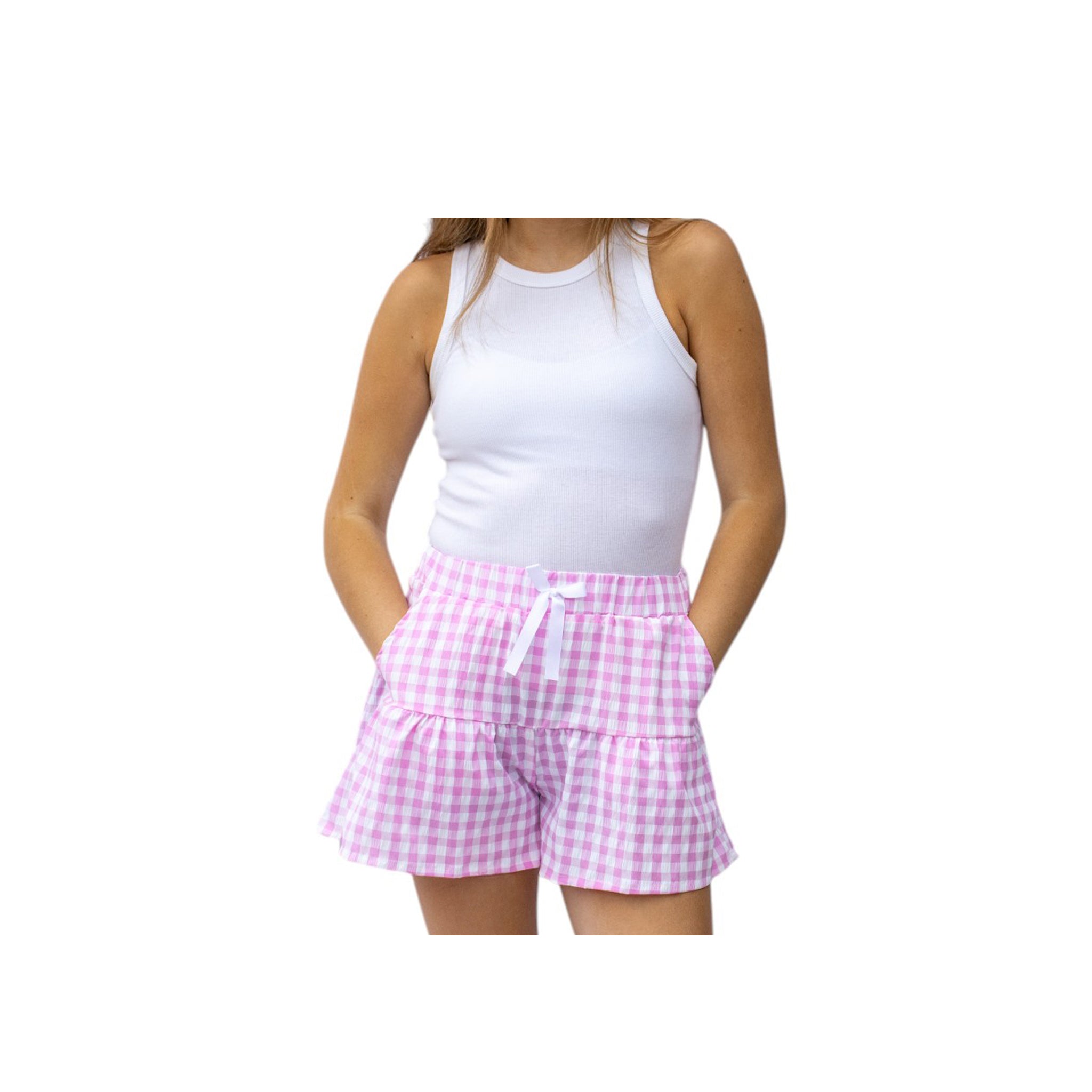 LM-1112 PINK MODERN SKORT