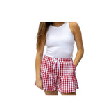 LM-1112 RED MODERN SKORT