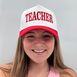 LM-3014 TEACHER CAP RED