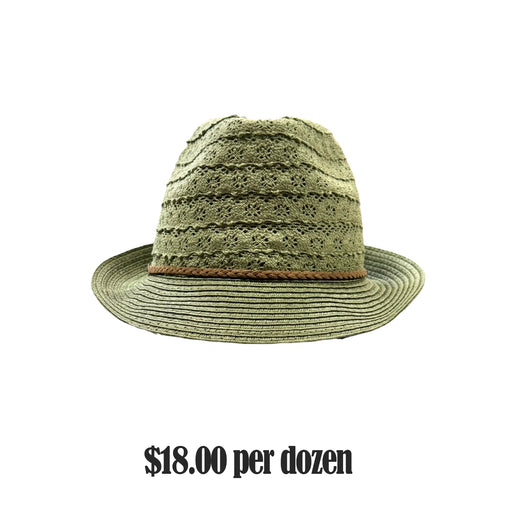 ST-44 BEACH HAT LT OLIVE