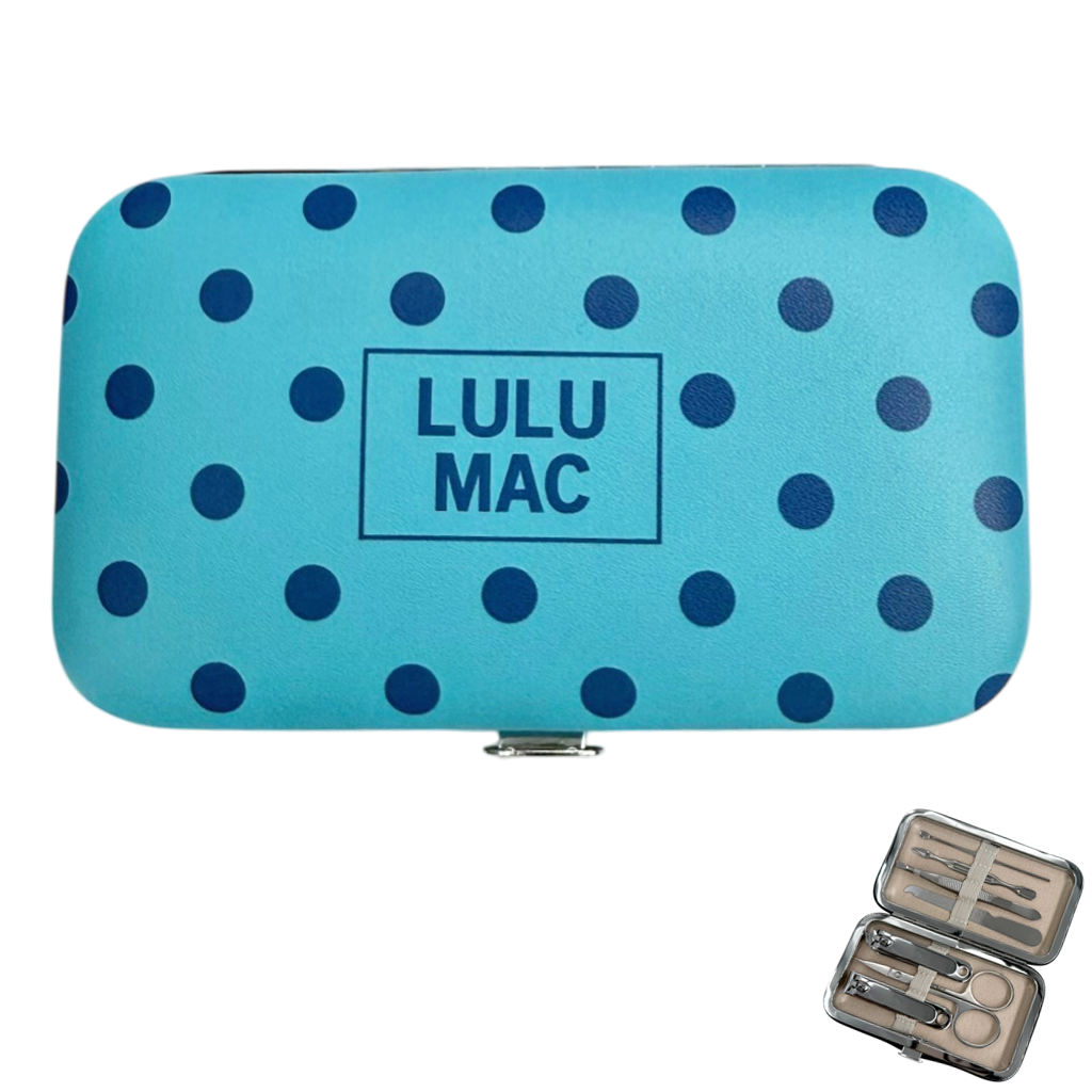 MCPD- Blue/Navy Dot Manicure Set
