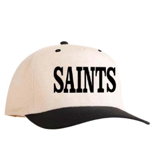 LM-3014 SAINTS CAP BLACK