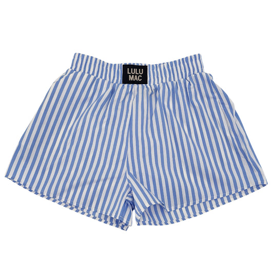 BXST- LT. BLUE STRIPED BOXER SHORT