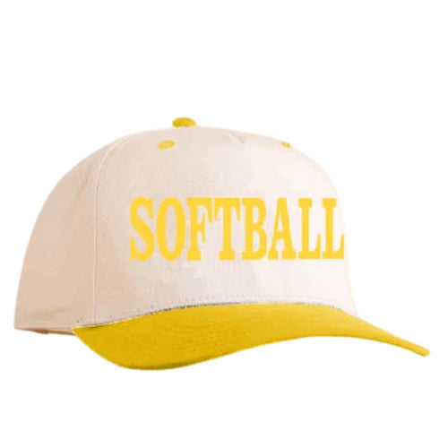 LM-3014 SOFTBALL CAP LEMON YELLOW