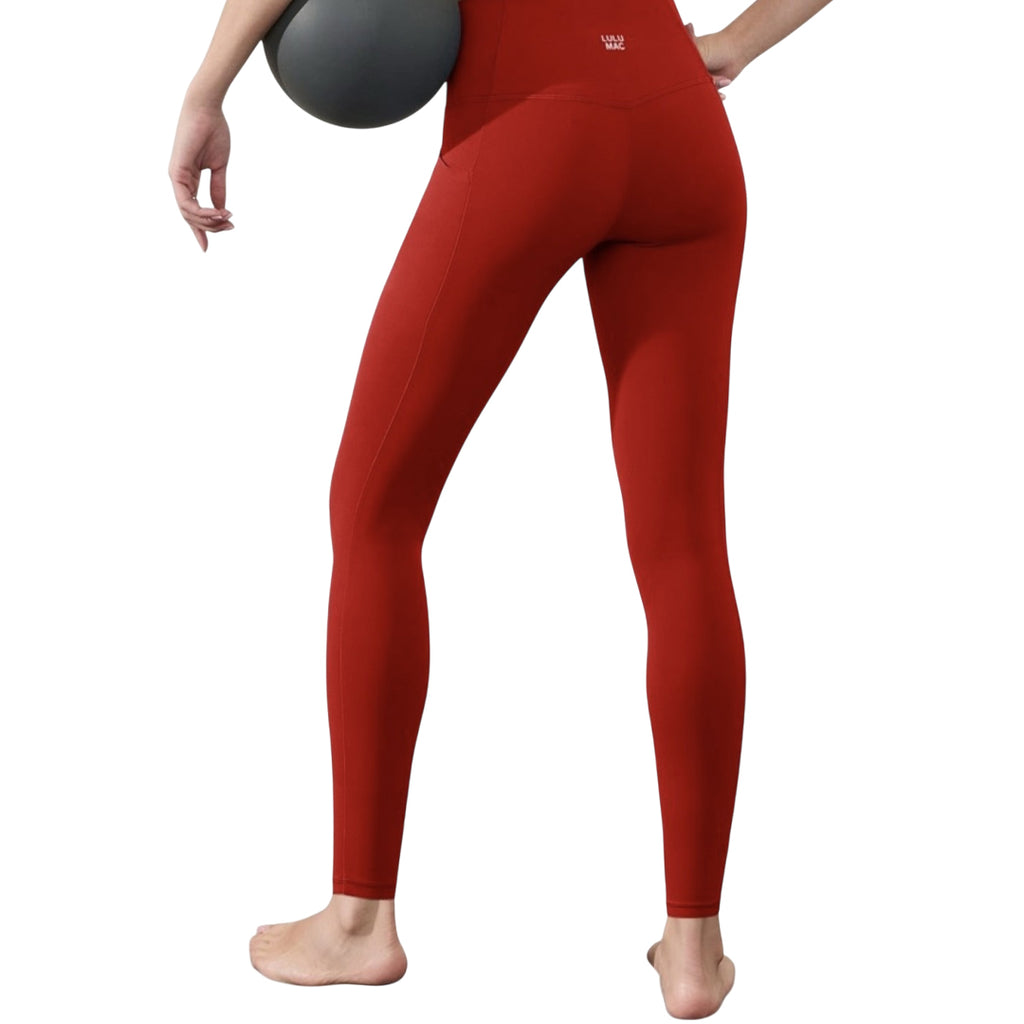 SLG-4248 SOLID LEGGINGS RED – Girlie Girl Wholesale