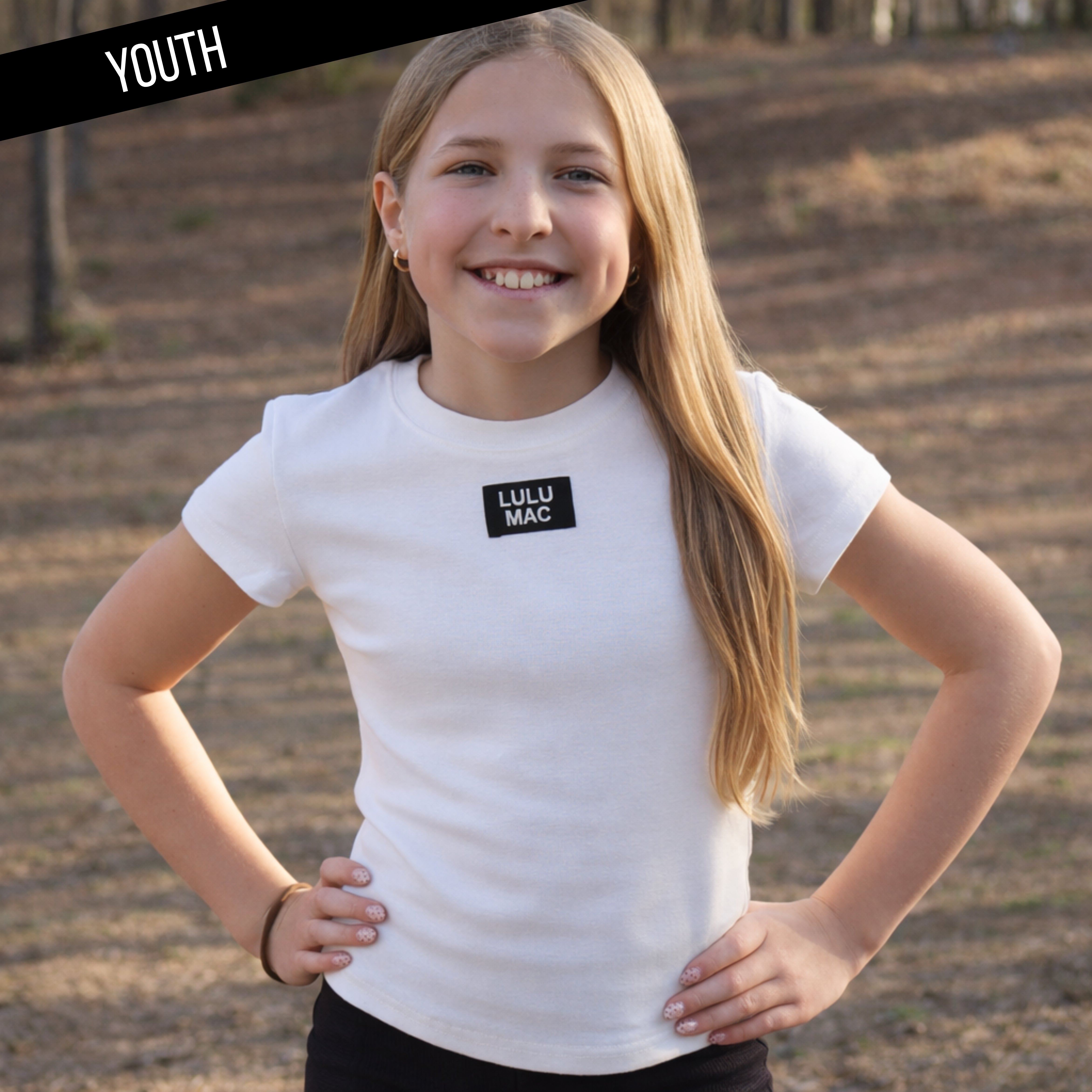 KD-TP1000 Kids Baby Doll Top - White