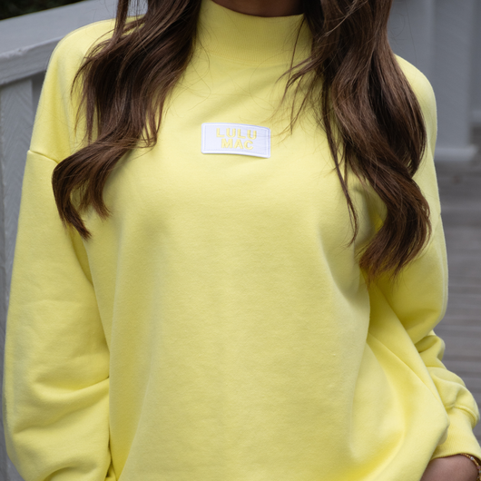LM-TP-1001 LONGSLEEVE TERRY CLOTH TOP-YELLOW