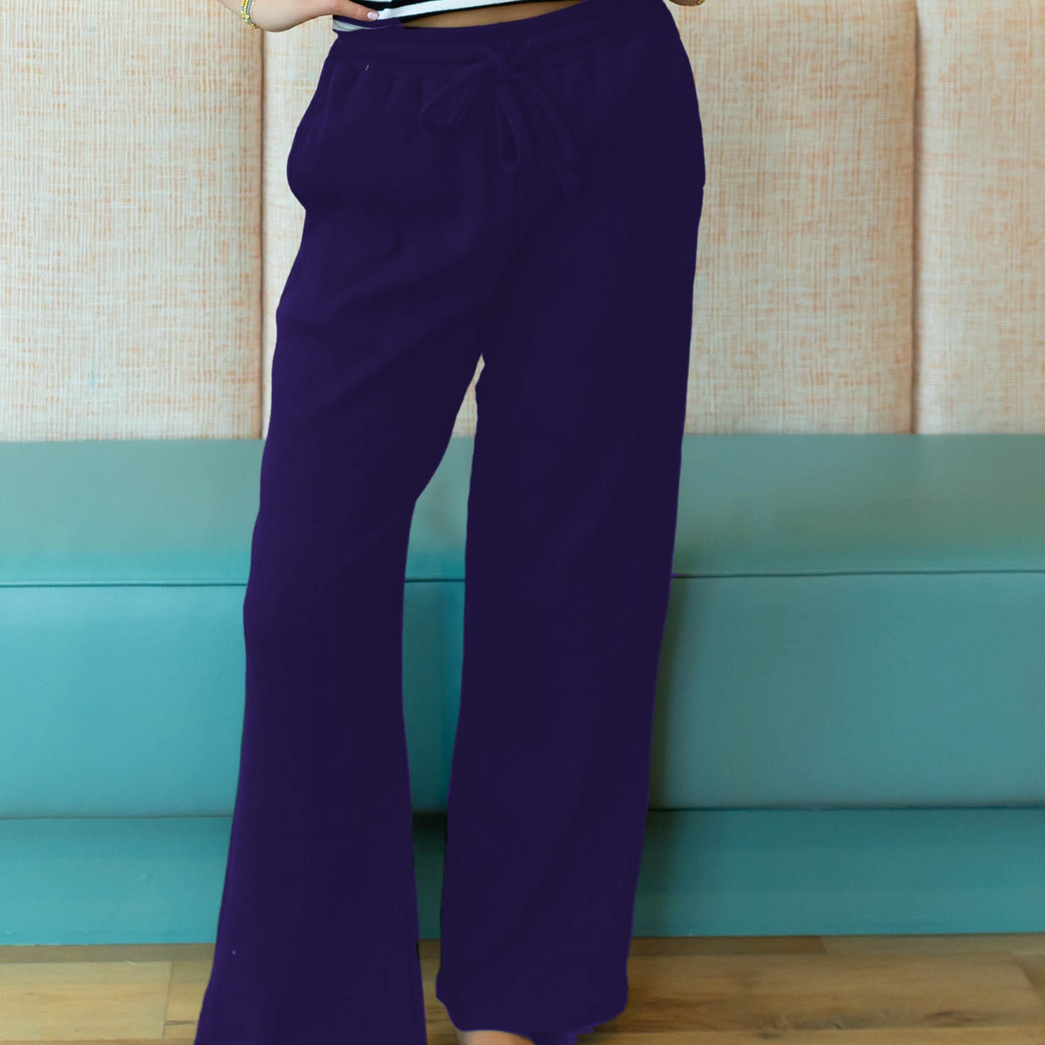 LM-WAFFLE PANT-NAVY