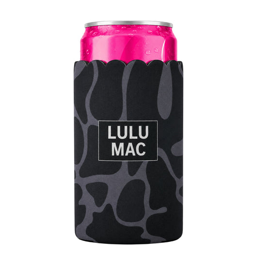 LM-SKZ-1005 Slim Can Koozie Black Camo