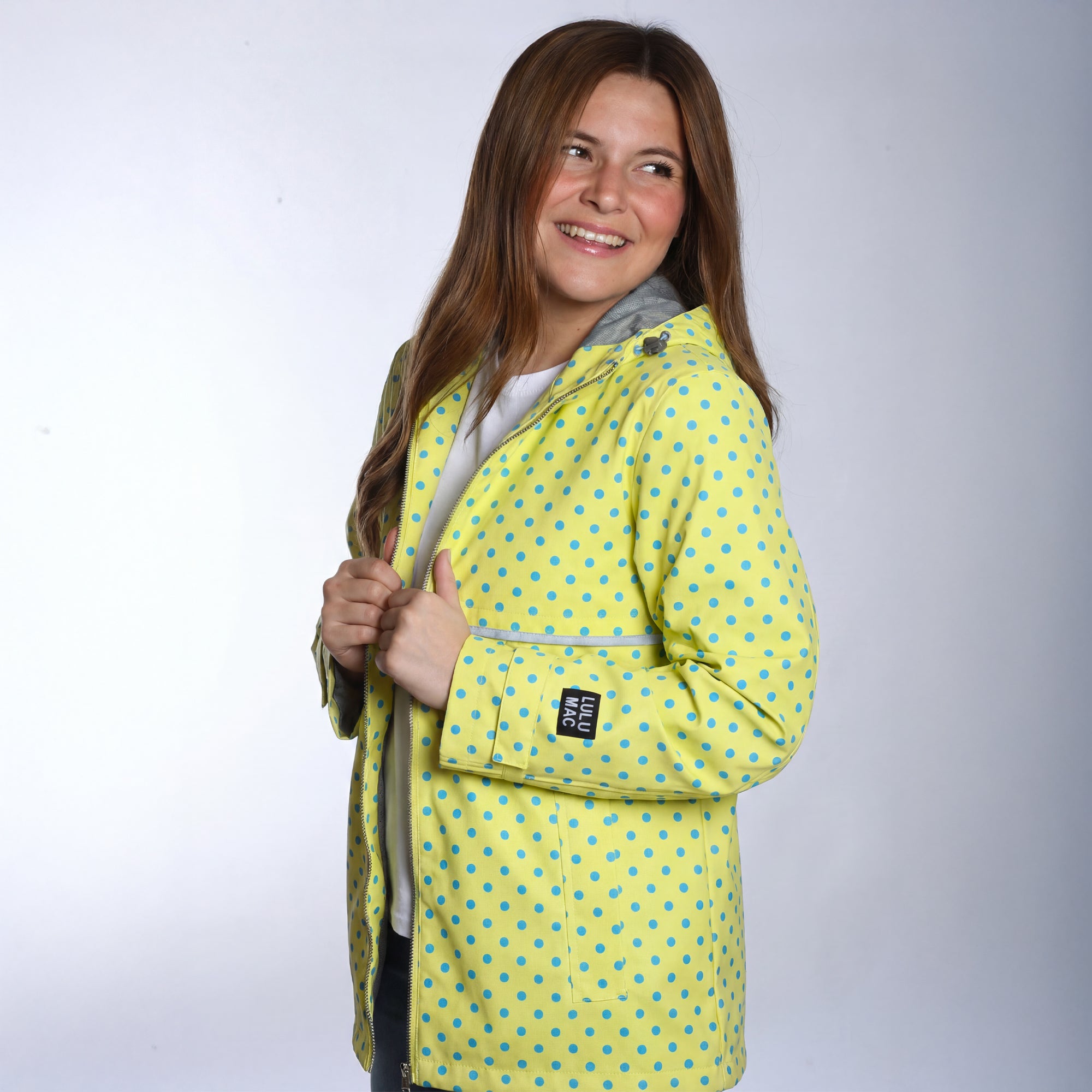 LM-RC-1001PD Yellow/Blue LuLu Mac Raincoat