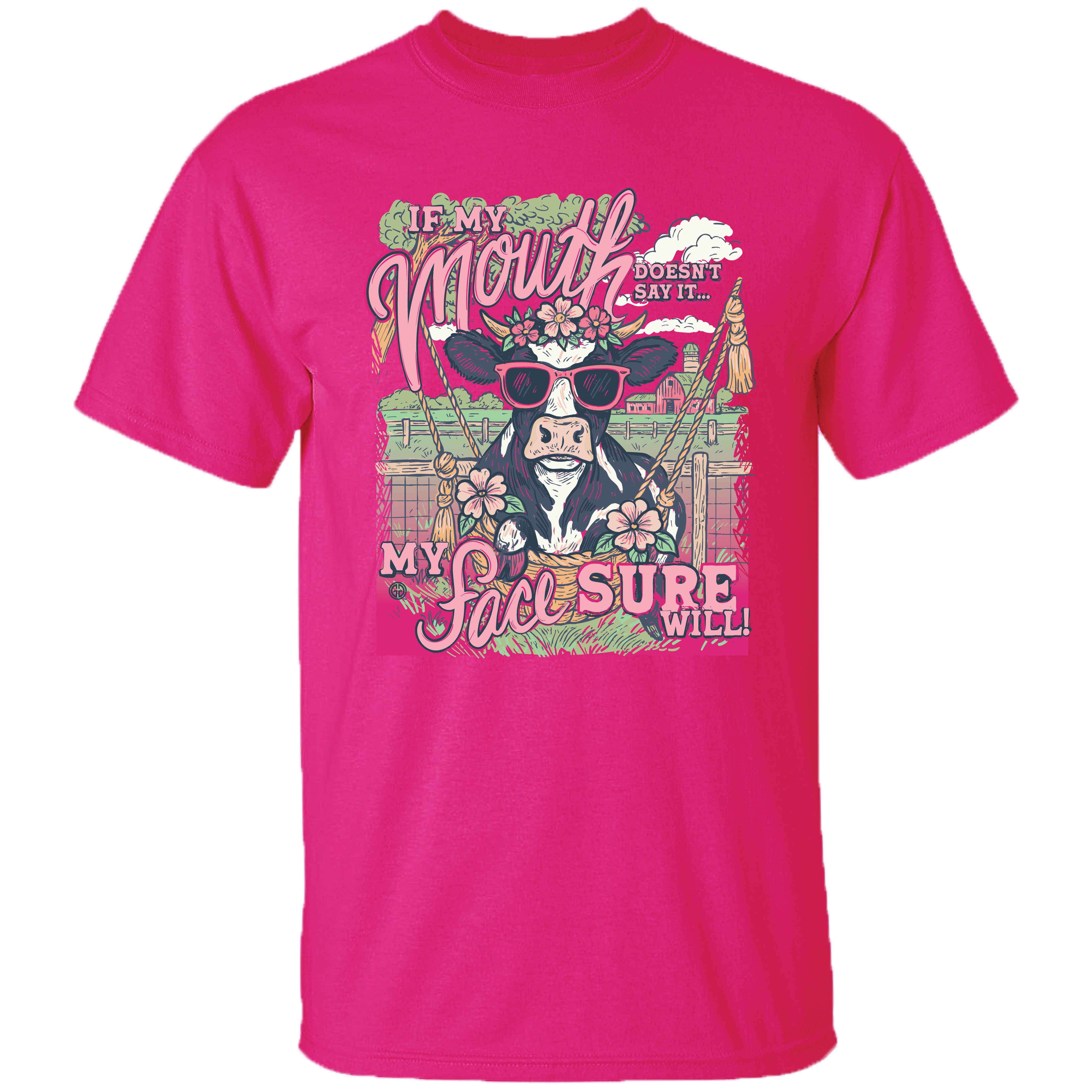 GGO-2785 Cow Face - Heliconia