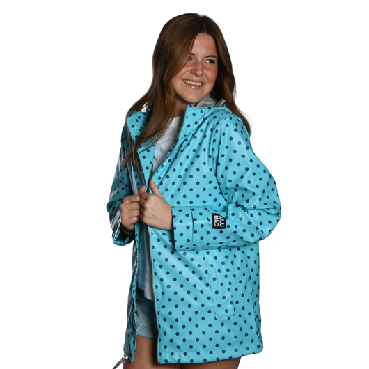 LM-RC-1001PD Blue/Navy LuLu Mac Raincoat
