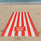 BT1413-Red Darby Beach Towel