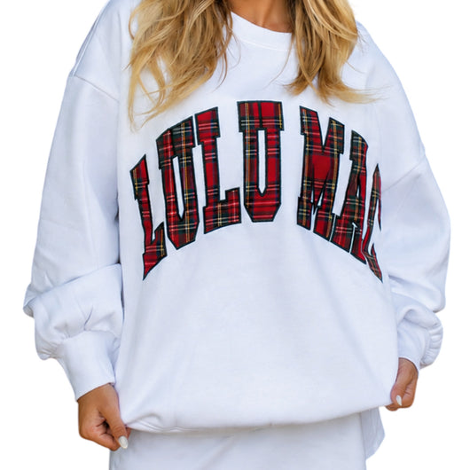LM-SW-1027 Plaid - White