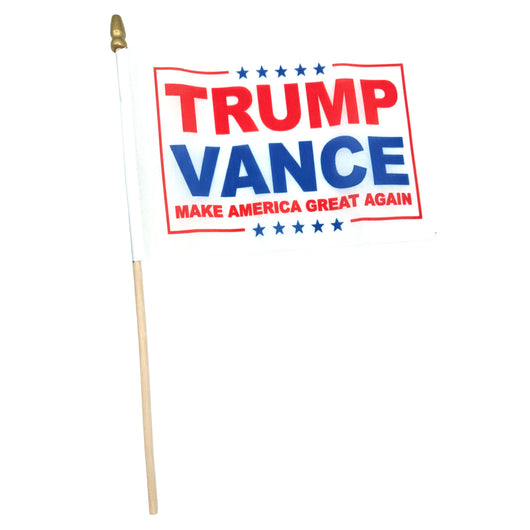 MINI TRUMP/VANCE FLAG WHITE