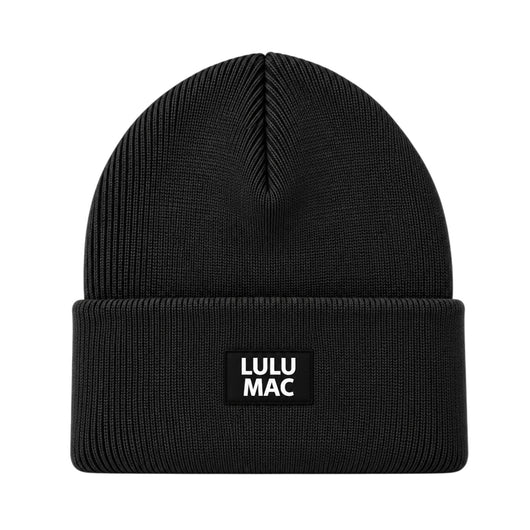 LM-BN-1005 LULU MAC PATCH BEANIE BLACK