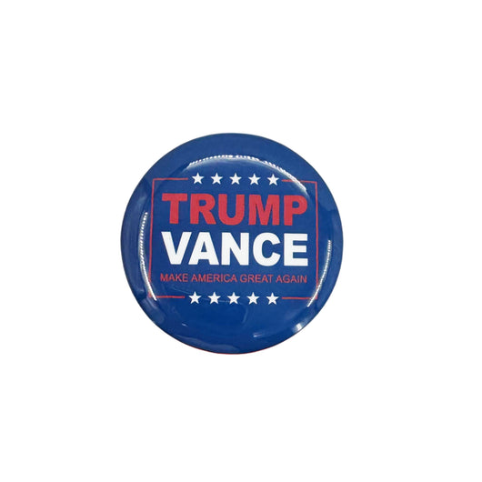 BUTTON TRUMP/VANCE BLUE