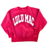 Lulu Mac Sweatshirt Crimson/White - Puff