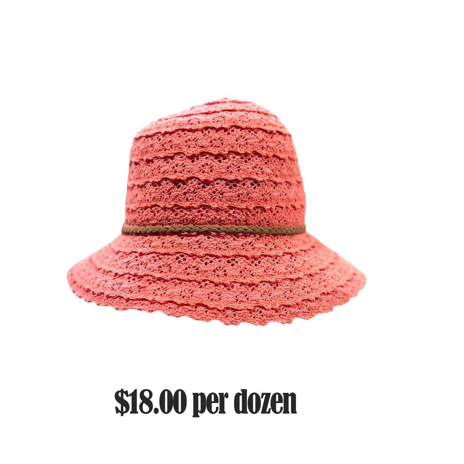 ST-41 BEACH HAT CORAL